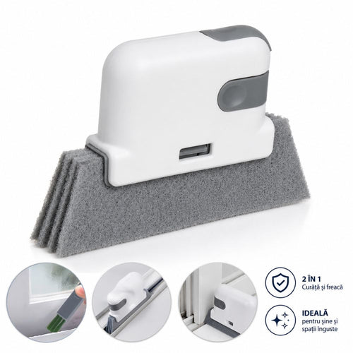 Perie 2 în 1 pentru Ferestre