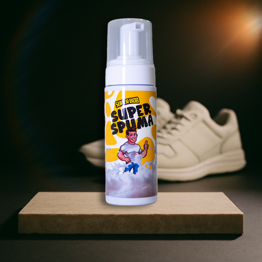SUPER SPUMA - Solutie profesională pentru curățarea sneakersilor & pantofilor din piele